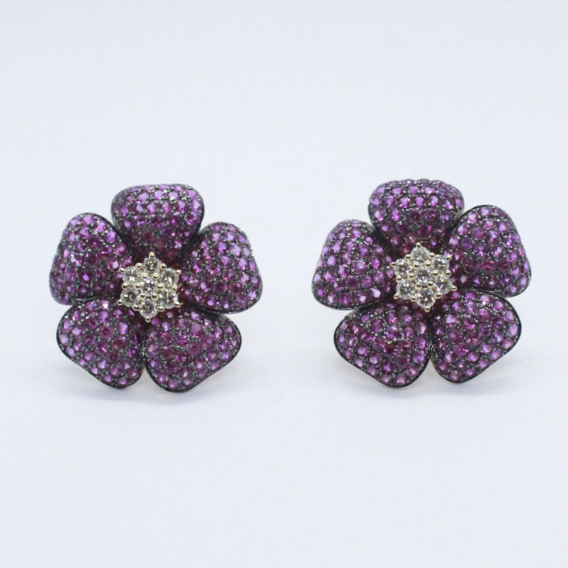 ARETES FLOR GEMA