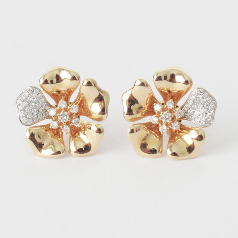 ARETES FLOR DAHLIA